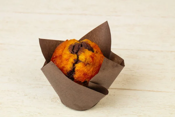 Süße Leckere Muffins Mit Marmelade — Stockfoto