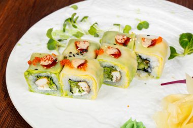 Japon rulo tavuk ve peynir ile