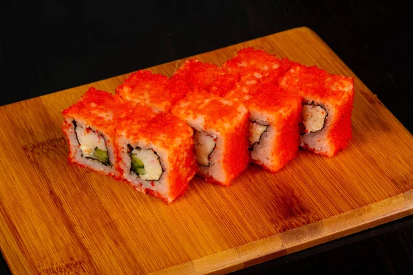 Rollo Japonés California Con Gambas — Foto de Stock