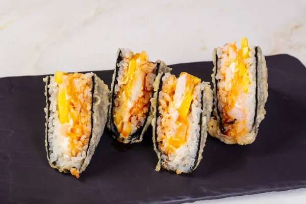 Hot Tempura Roll Γωνιά — Φωτογραφία Αρχείου