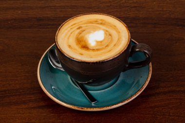 Sıcak cappuccino kahve kremalı