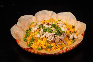 Asya mutfağı - Fried rice ile domuz eti