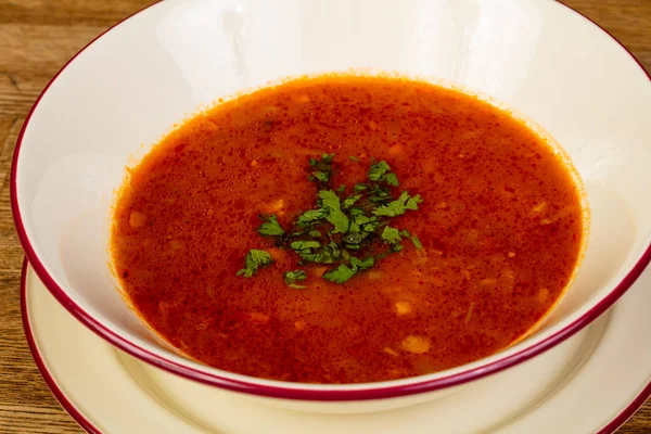 Caucasian Spicy Kharcho Soup Meat — Stock Photo, Image