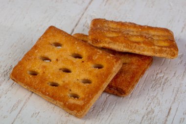 Tuzlu kraker iştah açıcı yığını