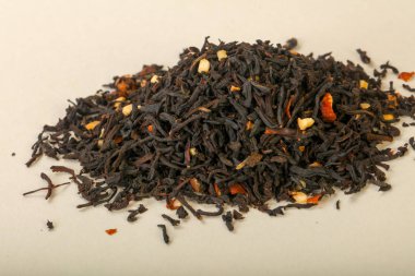 Aroma çay yığın meyve, meyveler ve otlar ile