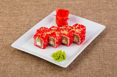 Somon ve salatalık ile