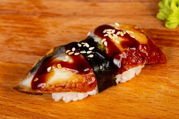 Japansk Traditionell Sushi Med — Stockfoto