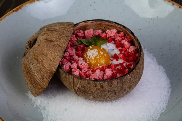 Десерт Кокосе Шугаром — стоковое фото