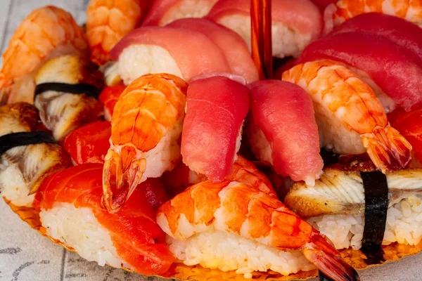Japanese Sushi Roll Set — Stock Photo, Image