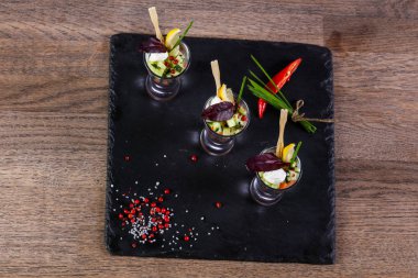 Somon ve salatalık mix catering