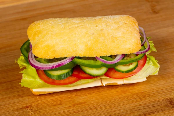 Panini Con Formaggio Pomodoro — Foto Stock