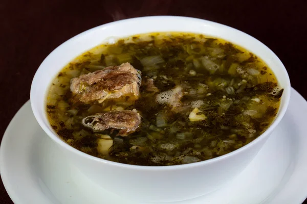 Haschlama Suppe Mit Lamm Und Gemüse — Stockfoto