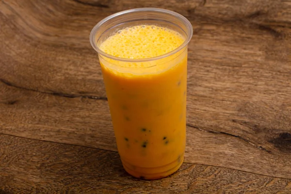 Zoete Mango Sap Het Glas — Stockfoto