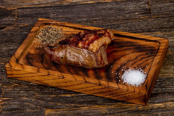 Gegrilltes Rindersteak Picanha Schwarzer Angus — Stockfoto