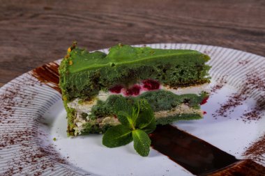 Hizmet çilek nane ile pasta