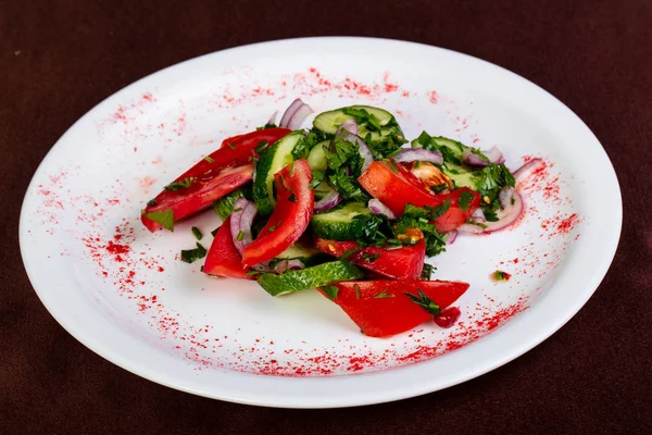 Salada Vegetal Picante Traadicional Georgiana — Fotografia de Stock