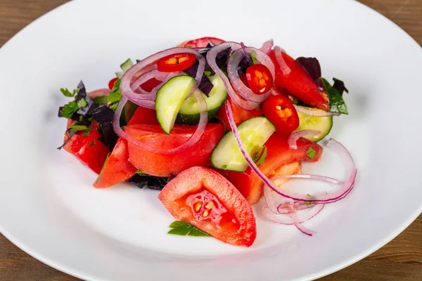 Tradiční Gruzínský Salát Pikantní Paprika — Stock fotografie