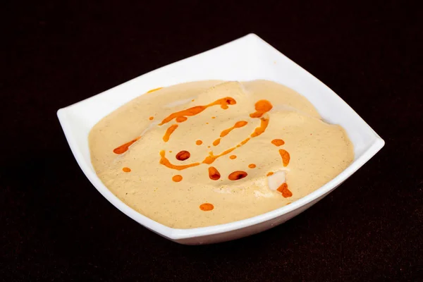 Georgian cuisine - Satsivi soup with chicken — Stock Image Georgian Cuisine Satsivi Soup Chicken Royalty Free Stock Images