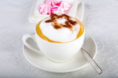 Kapuçino choco yıldız ile kahve