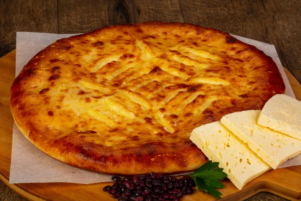 Homemade Traditional Tasty Ossetian Pie — Stock Photo, Image