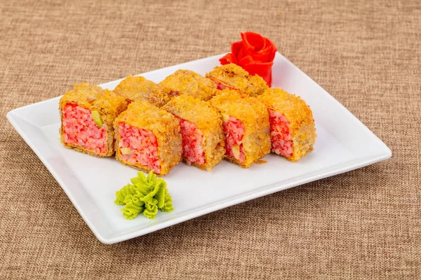 Japanische Tempura Rolle Mit Fisch — Stockfoto