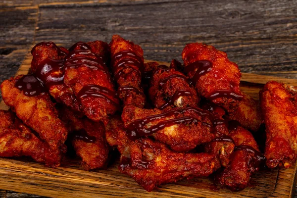 Buffalo Chicken Wings Bbq Sauce — Stock Photo, Image