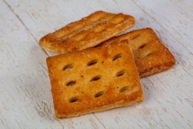 Tuzlu kraker iştah açıcı yığını