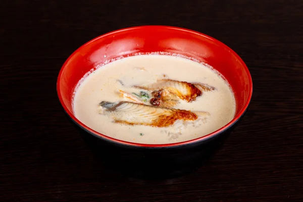 Японский Кремовый Суп Угрем — стоковое фото