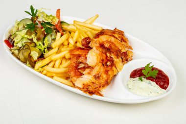 Shawarma et ile plaka