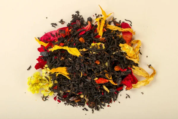 Aroma Montão Chá Com Frutas Bagas Ervas — Fotografia de Stock