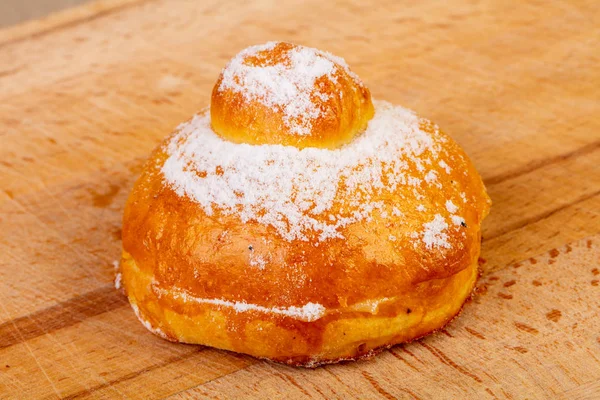 Ciasto Smaczne Rosyjski Rum Baba — Zdjęcie stockowe