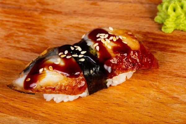 Japansk Traditionell Sushi Med — Stockfoto