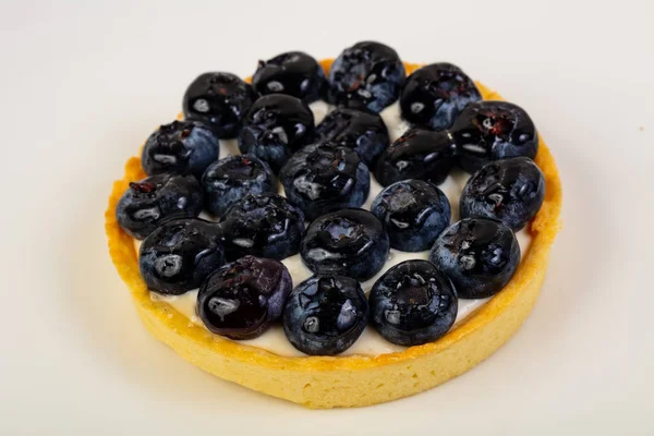 Tartelettes Sucrées Savoureuses Aux Myrtilles — Photo