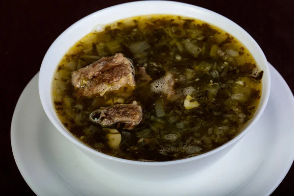 Sup Hasylama Dengan Domba Dan Sayuran — Stok Foto