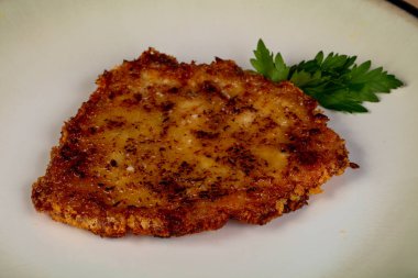 Maydanoz servis kavrulmuş domuz eti biftek