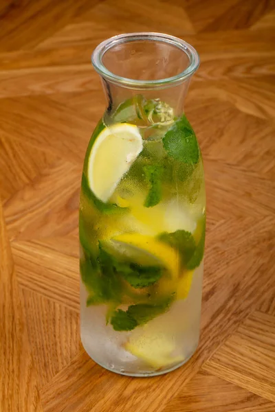 Limonada Casera Con Cítricos Menta — Foto de Stock