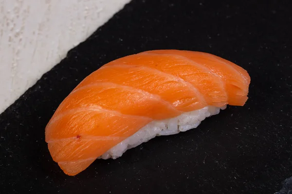 Japanse Traditionele Sushi Met Zalm — Stockfoto