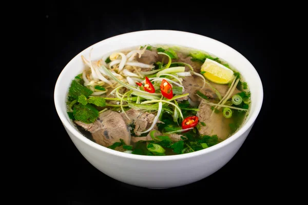 Vietnamese Cuisine Pho Soup Beef — Stock Photo, Image