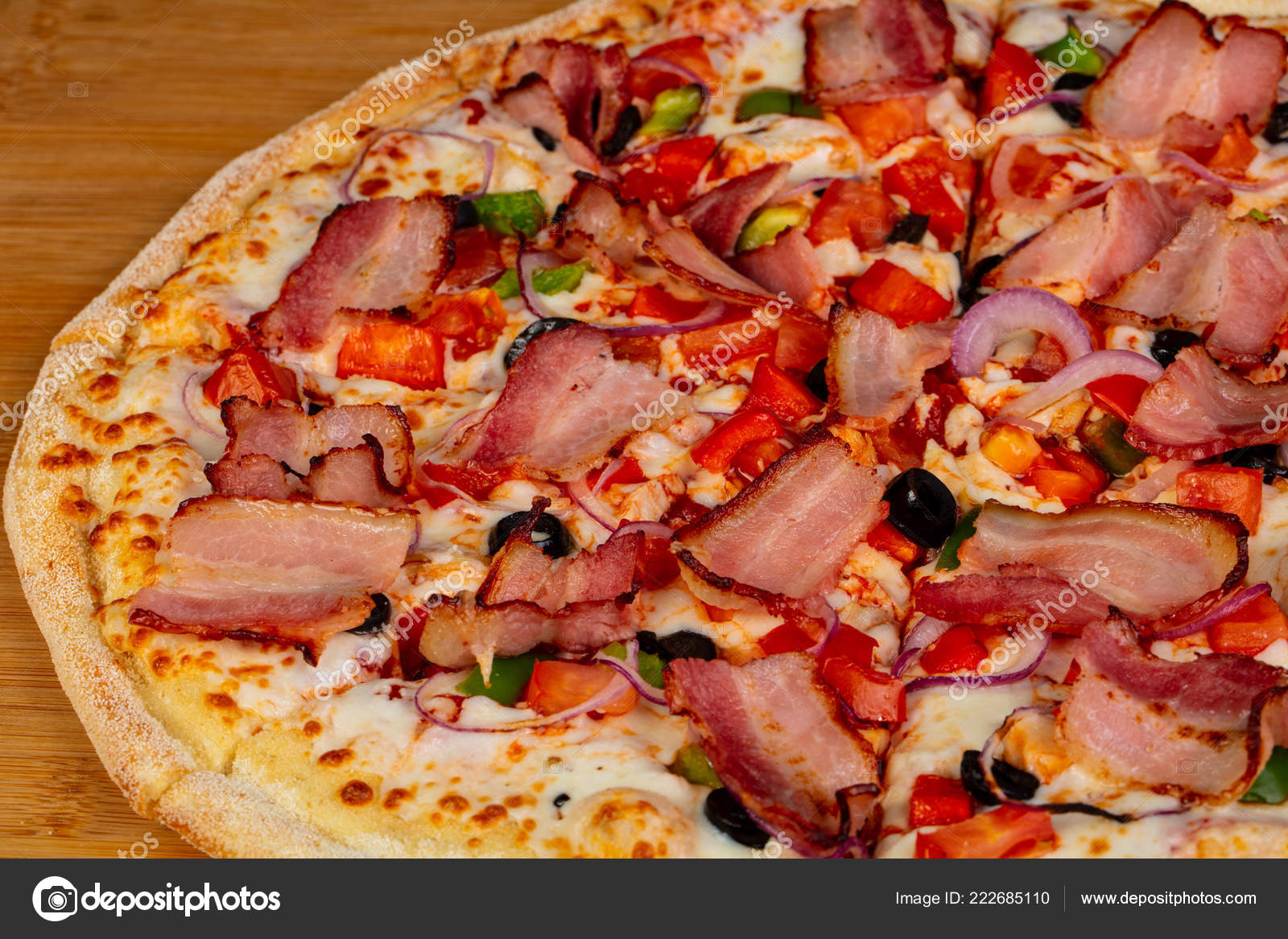 рецепт пиццы с беконом и ветчиной фото 113