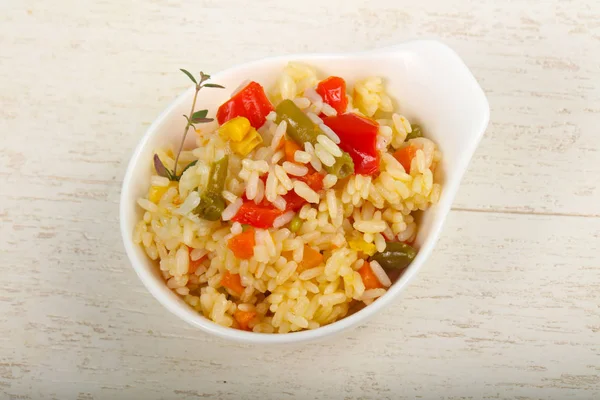 Arroz Mexicano Con Verduras Hierbas — Foto de Stock