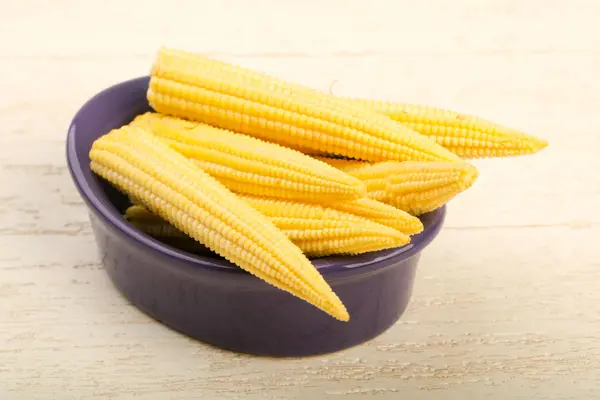 Young Raw Baby Corn — Stock Photo, Image