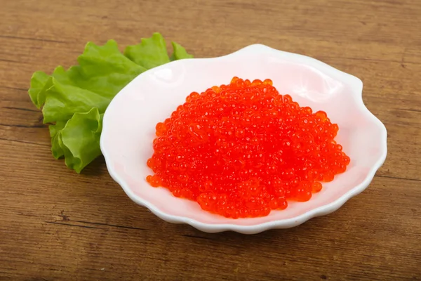 Red Caviar Bowl — Stock Photo, Image