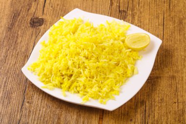 Hint geleneksel mutfak - kireç ile sarı pirinç