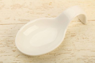 Ev veya ahşap arka plan üzerinde restorant için boş levha