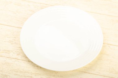 Ev veya ahşap arka plan üzerinde restorant için boş levha