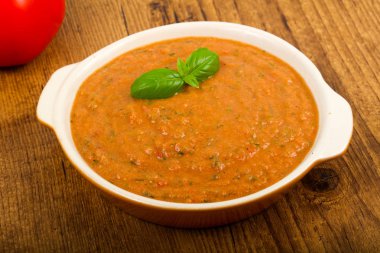 soğuk domates çorbası gaspaço
