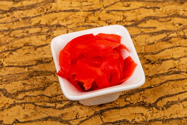 Pickled Ginger Heap Bowl — Stock Photo, Image