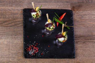 Somon ve salatalık mix catering