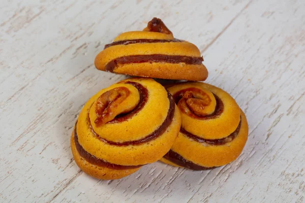 Delicious Sweet Shortbread Cookies — Stock Photo, Image