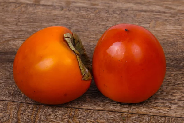 Doce Saboroso Rioe Caqui Fruta — Fotografia de Stock